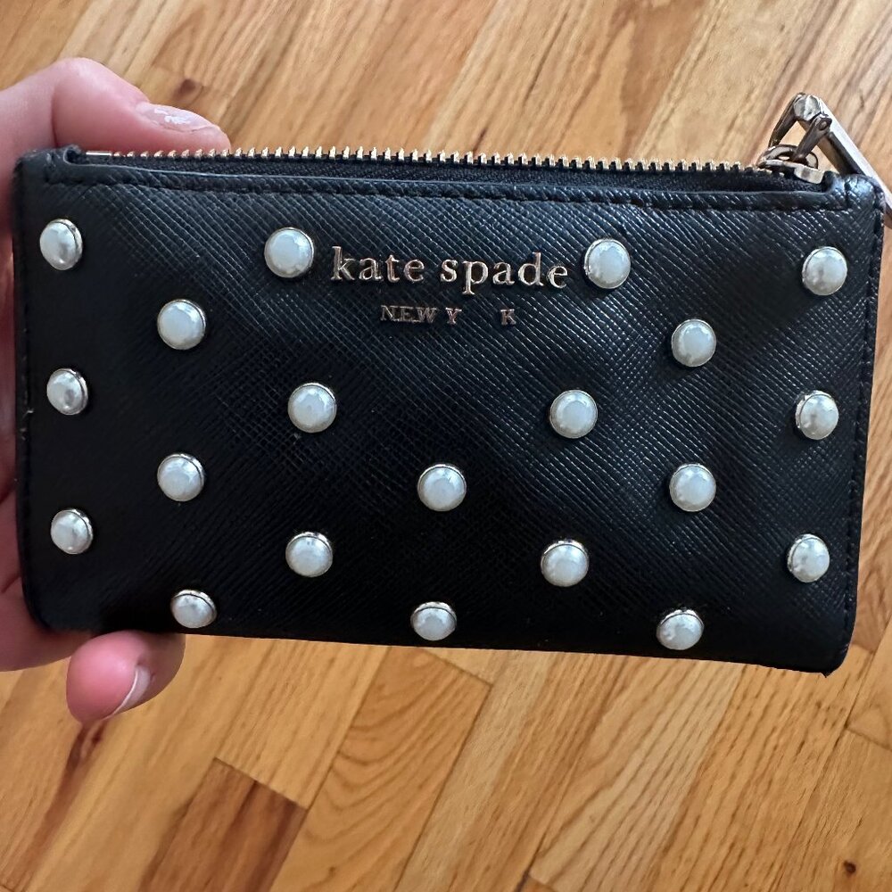 Leather Kate Spade Wallet & ID Holder